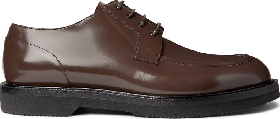 Dries Van Noten Polished-Leather Derby Shoes
