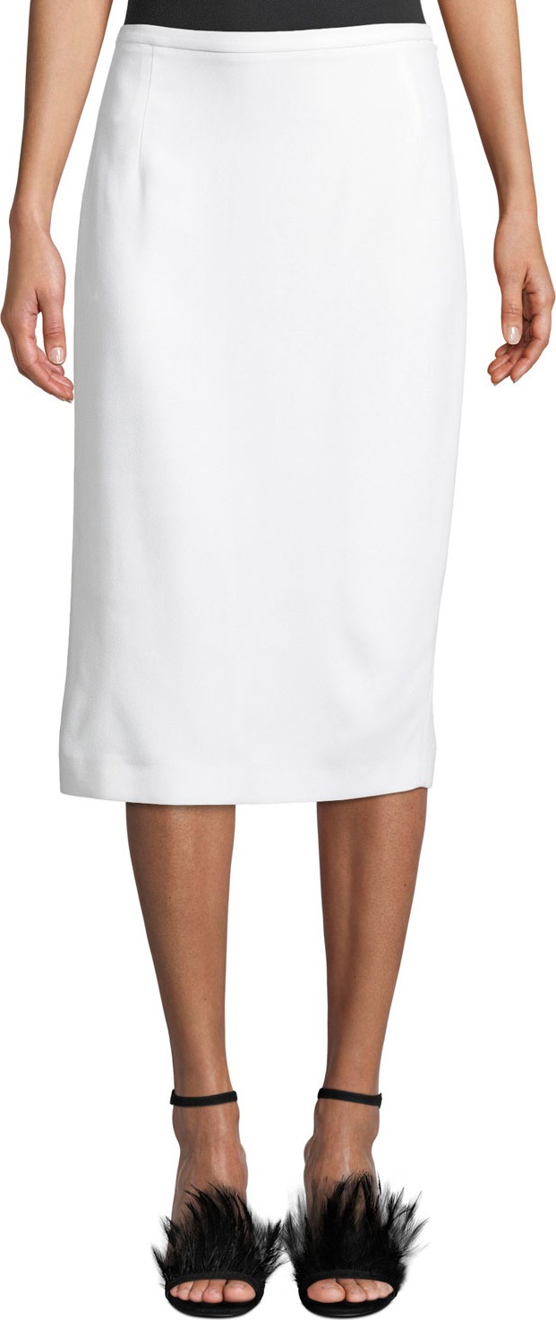 Michael Kors Collection Crepe Sable Pencil Skirt
