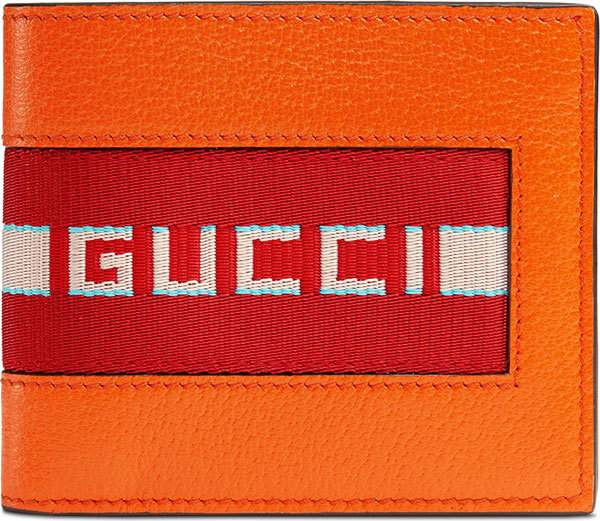 Gucci Men's Logo Signature Web Wallet