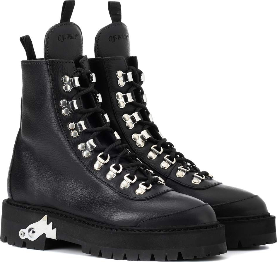 Off White Leather hiking boots