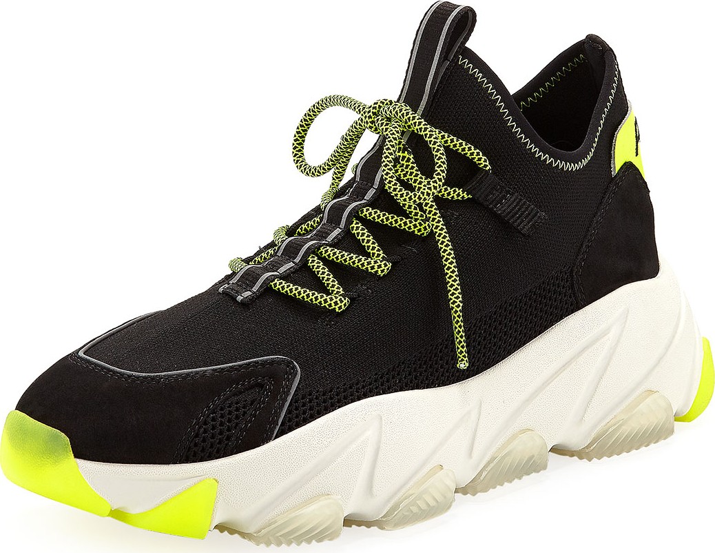 ASH Excape Lace-Up Sock Sneakers