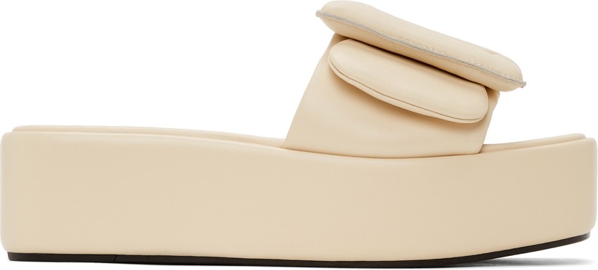 BOYY Beige Puffy Platform Sandals BOYY Beige Puffy Platform Sandals