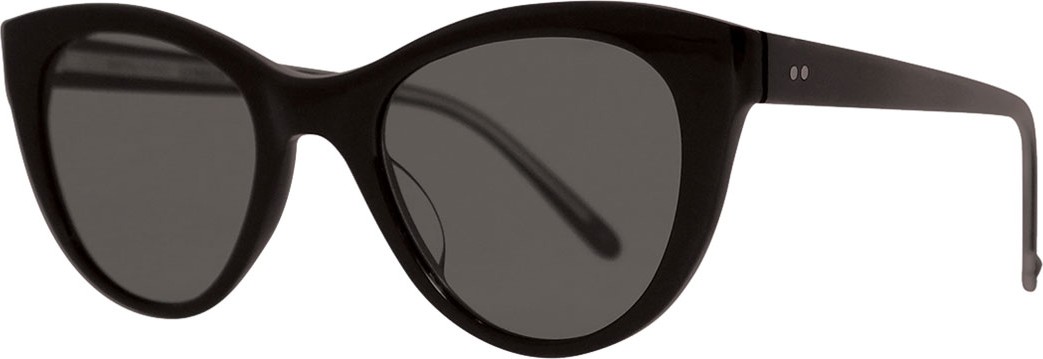 GARRETT LEIGHT x Claire Vivier Cat-Eye Transparent Acetate Sunglasses