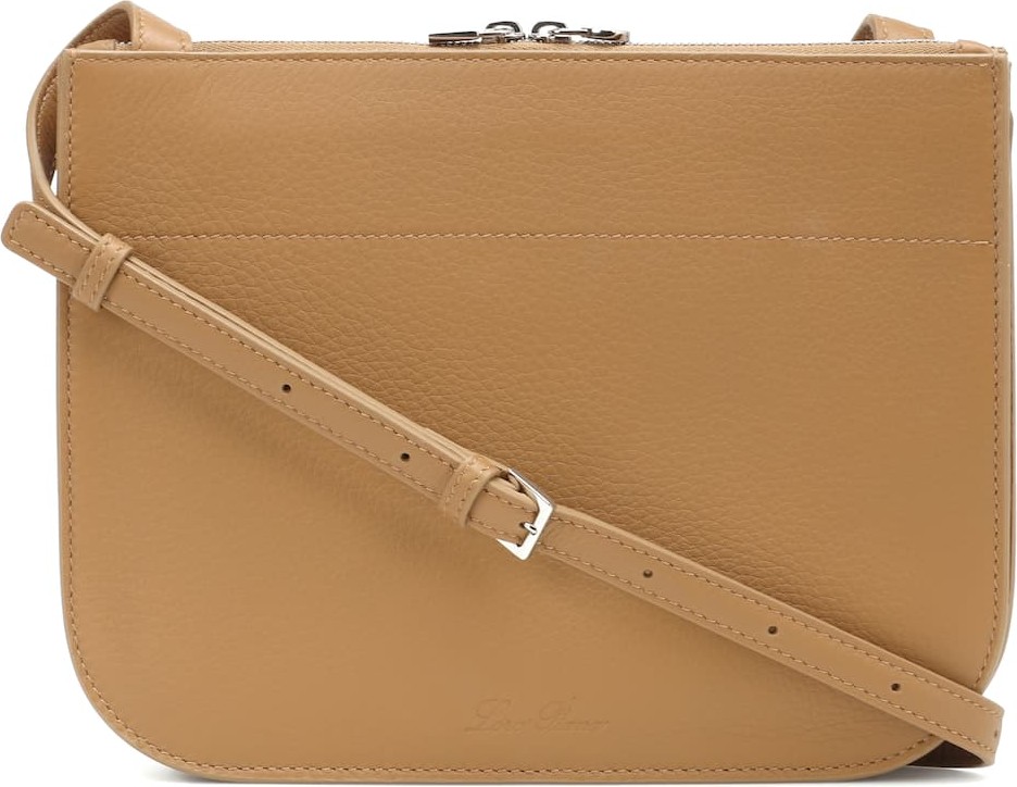 Loro Piana Milky leather crossbody bag