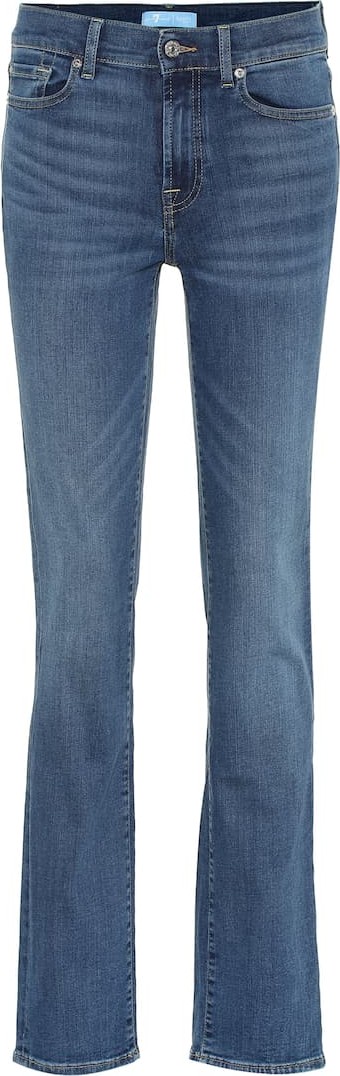 7 For All Mankind B(AIR) high-rise straight jeans