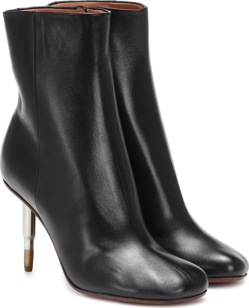 Vetements Leather ankle boots