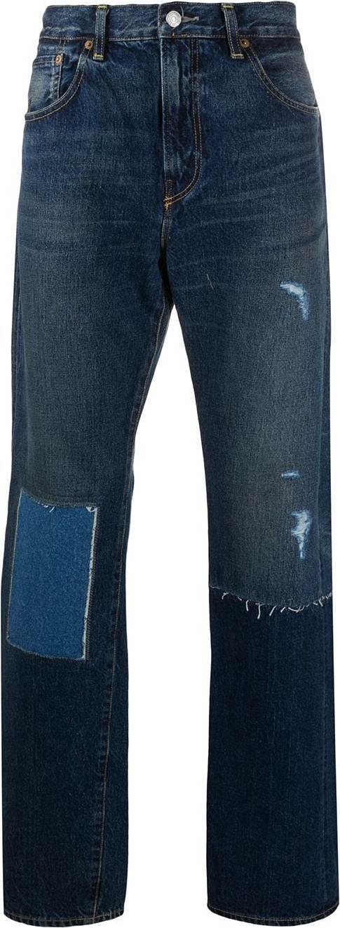 Junya Watanabe MAN X Levi's patchwork straight-leg jeans