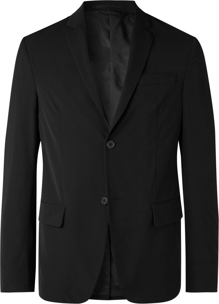 Prada Black Slim-Fit Tech-Twill Suit Jacket
