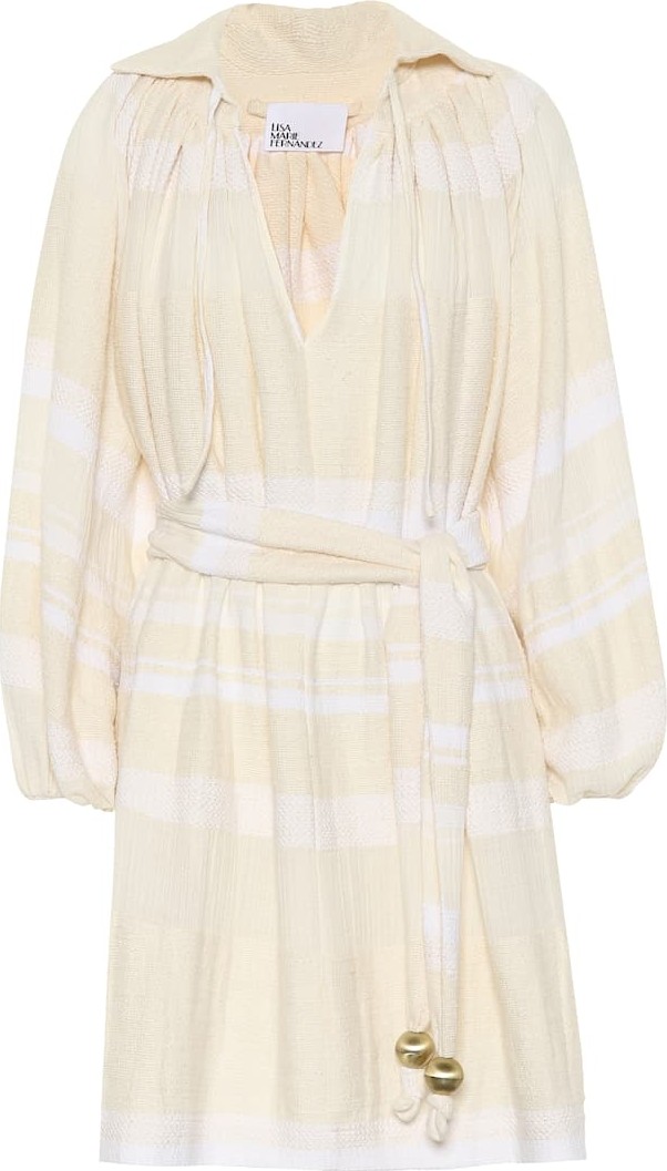 Lisa Marie Fernandez Poet cotton minidress