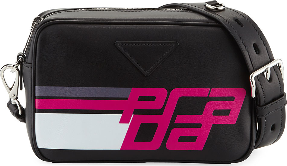 Prada Prada Logo City Calf Camera Bag