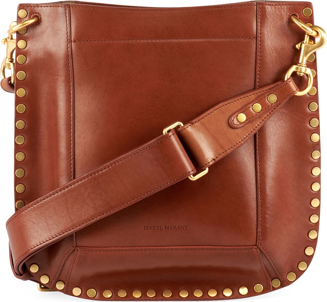 Isabel Marant Oskan Iconic Studded Leather Hobo Bag