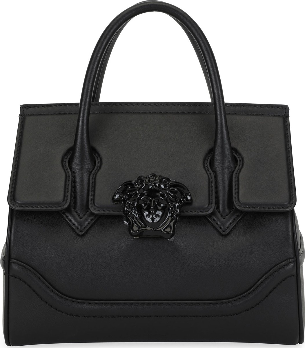 Versace Palazzo Empire Medium Leather Top-Handle Shoulder Bag