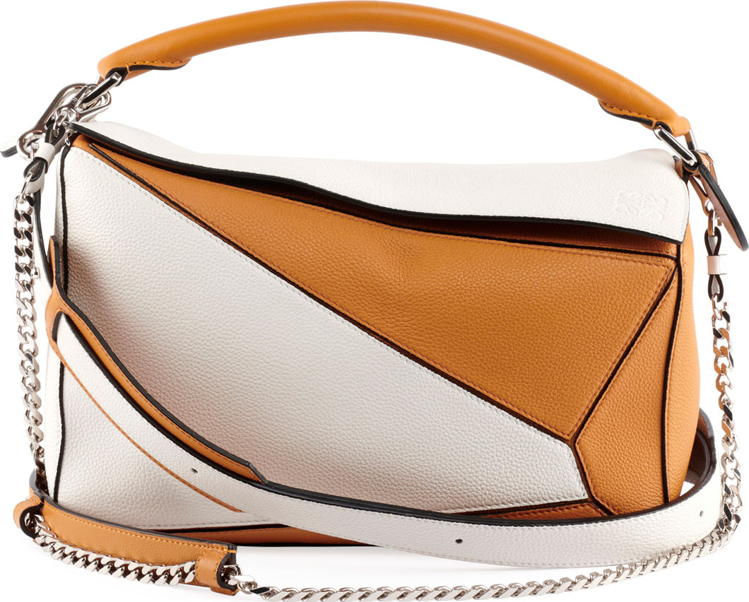 LOEWE Puzzle Colorblock Leather Bag