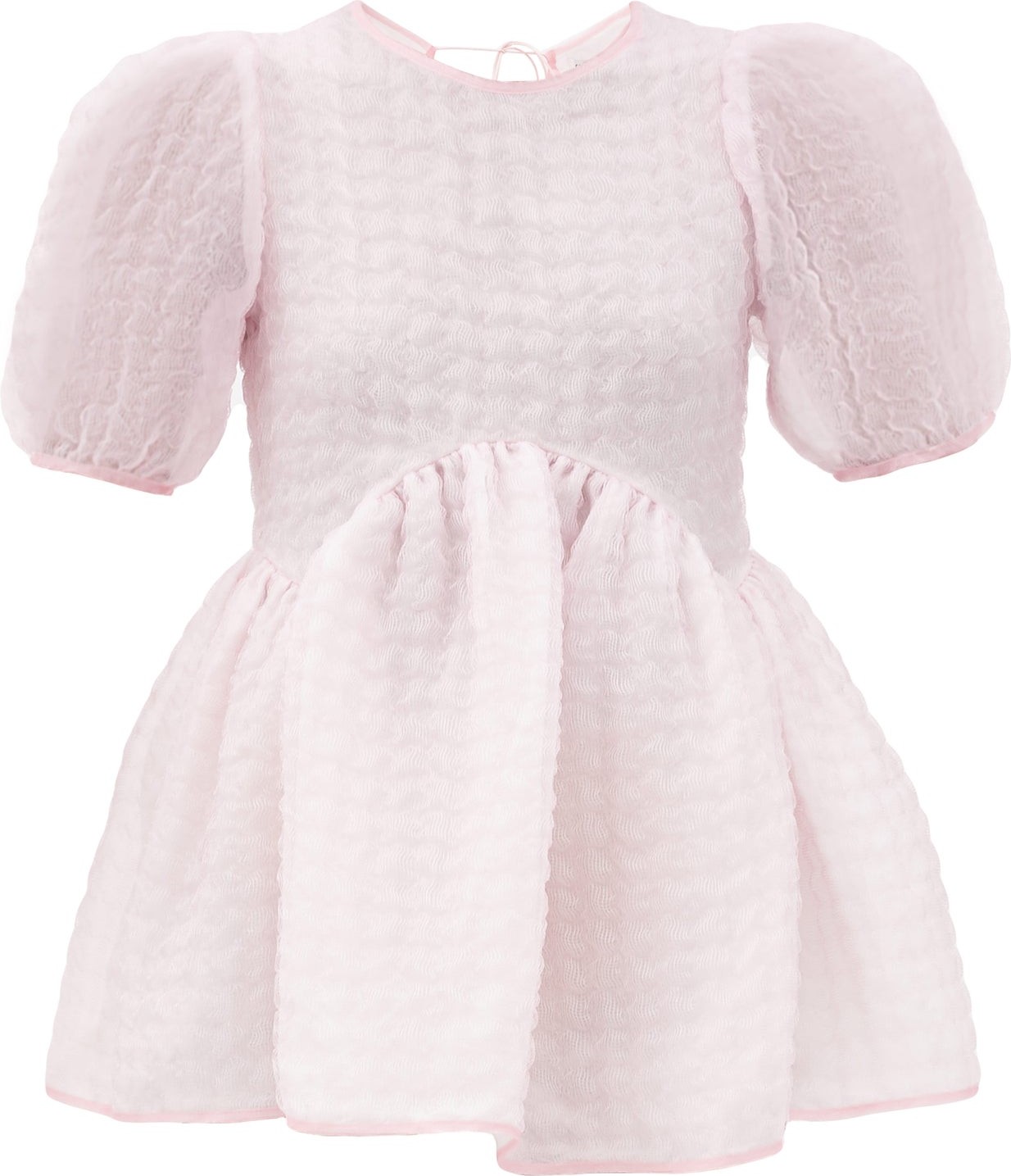 Cecilie Bahnsen Kastanje puff-sleeved seersucker blouse