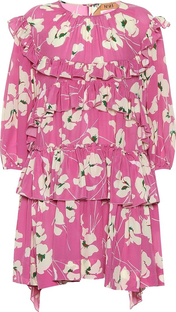 N°21 Printed silk dress