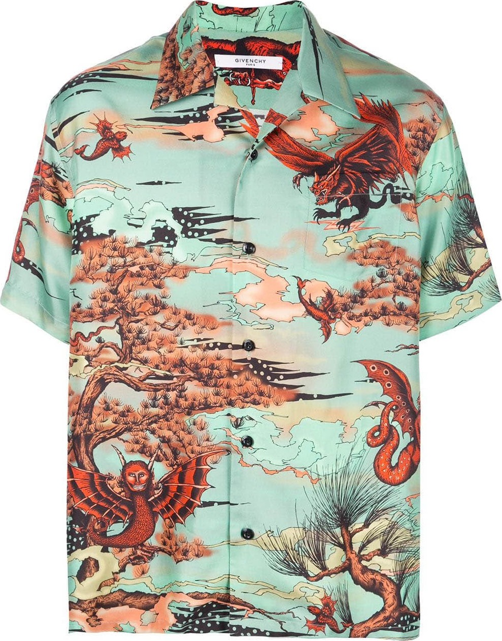 Givenchy Mystical creatures printed shirt