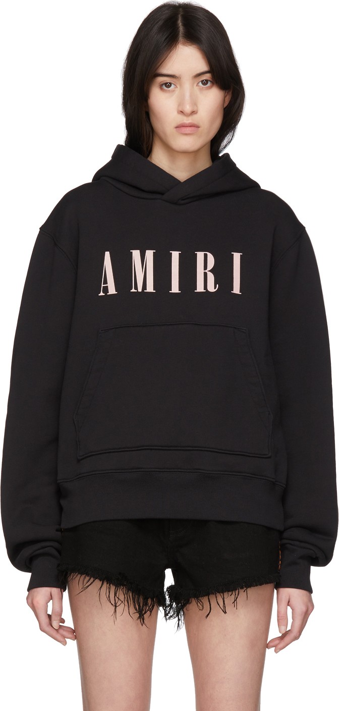 Amiri Black Logo Core Hoodie