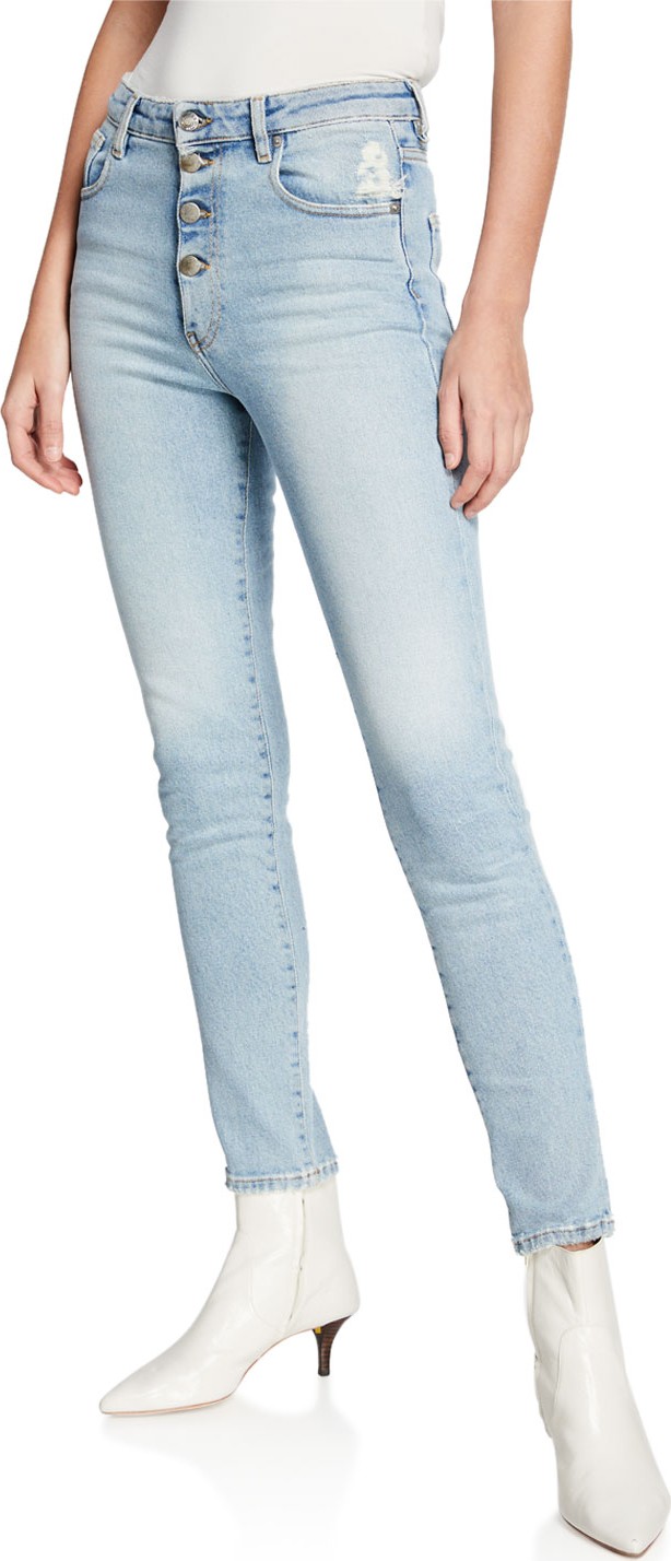 IRO Gaety Ankle Skinny Button Fly Jeans