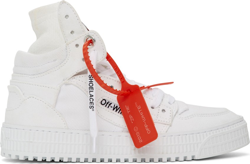 Off White White Canvas Off-Court 3.0 Sneakers