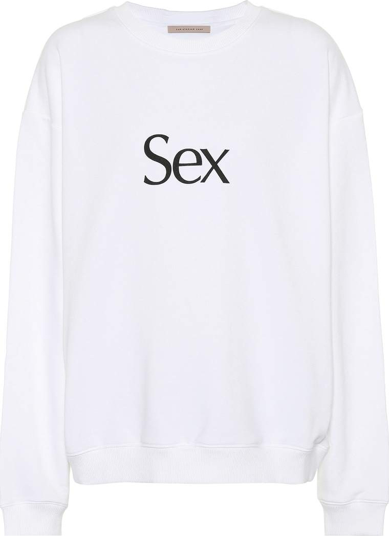 Christopher Kane Printed cotton sweatshirt