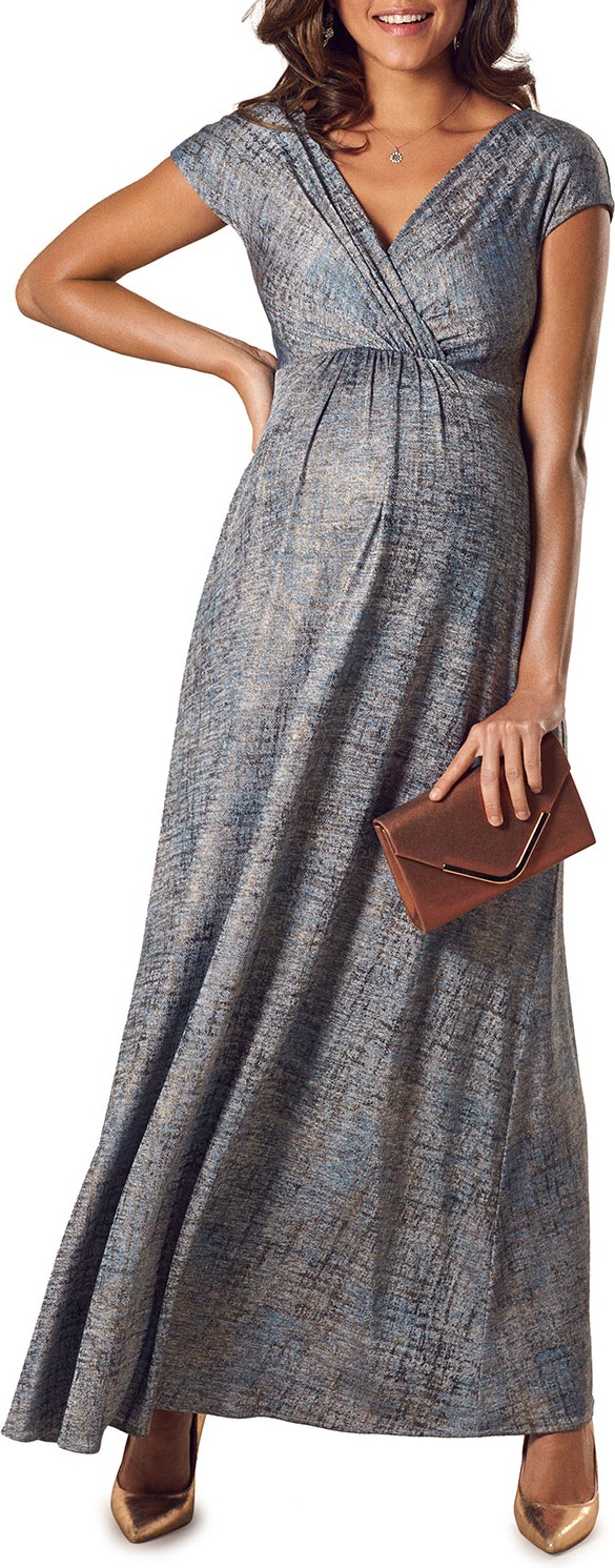 Tiffany Rose Maternity Francesca Short-Sleeve Maxi Dress