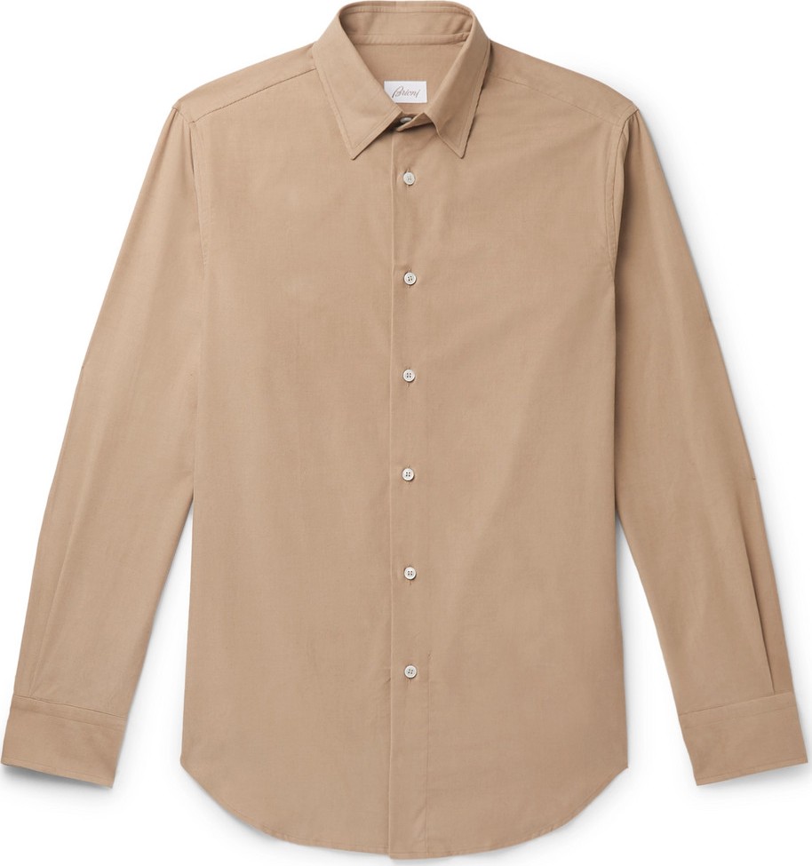 Brioni Cotton-Corduroy Shirt
