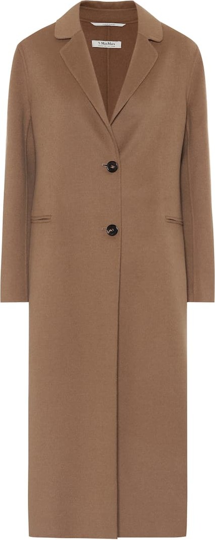 Max Mara Moda wool and angora coat