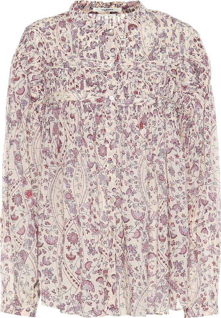 Isabel Marant Etoile Lalia floral cotton shirt