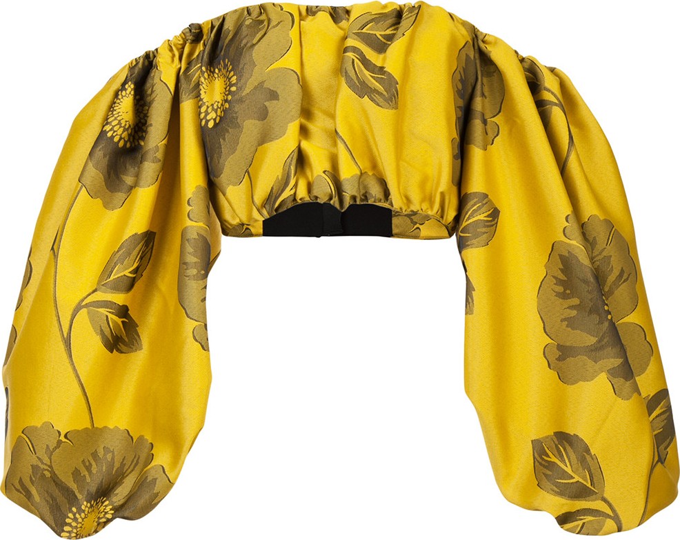 Marques'Almeida Off-shoulder crop top