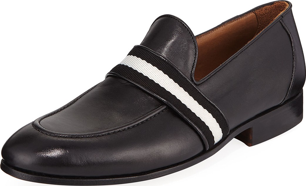 Donald J Pliner Men's Alvino Web Leather Loafer
