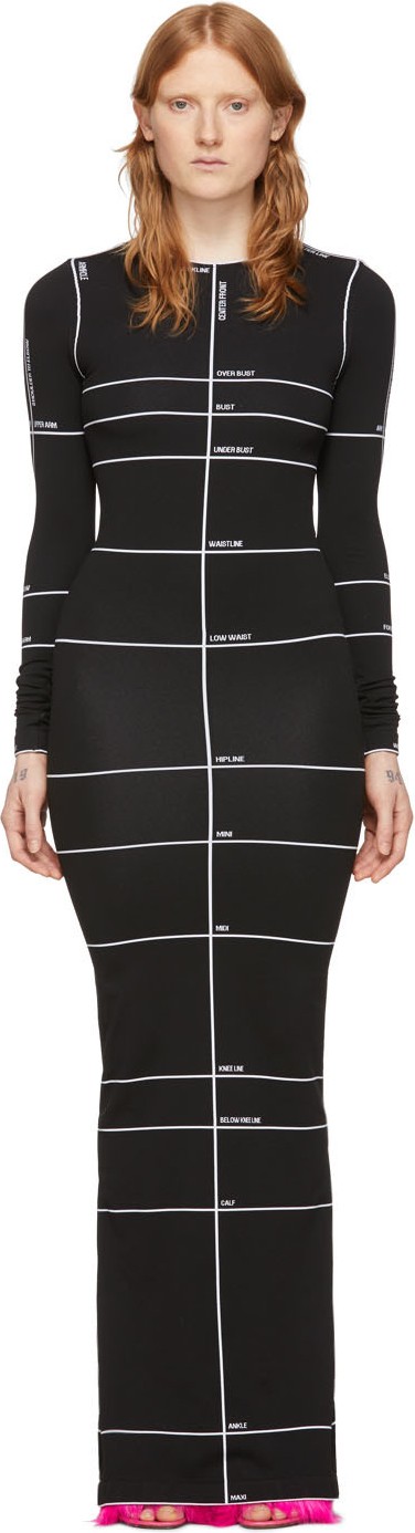 Vetements Black Maxi Dress