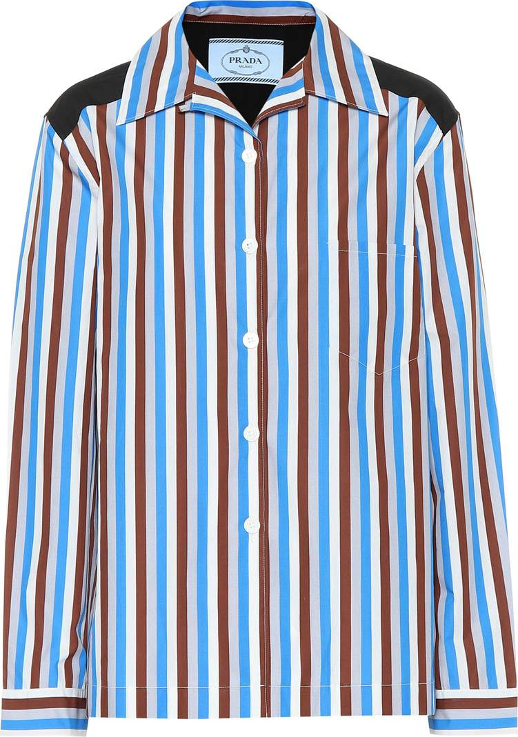 Prada Striped cotton shirt