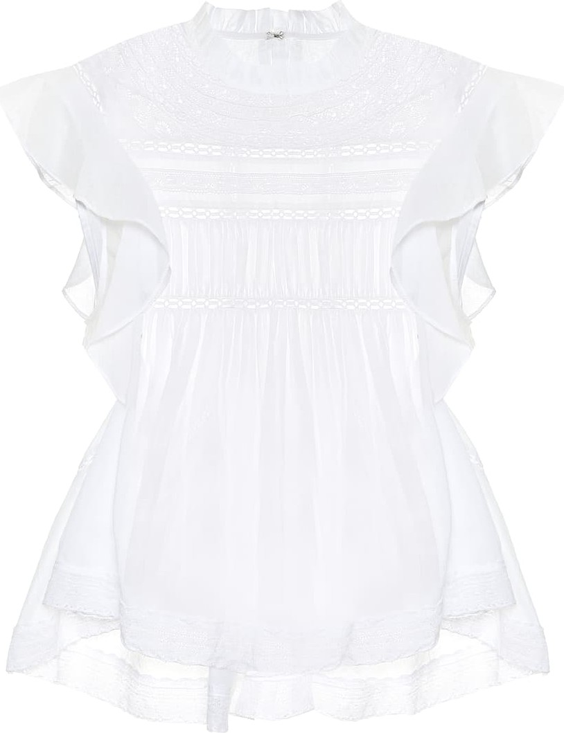 Isabel Marant Etoile Vivia cotton blouse