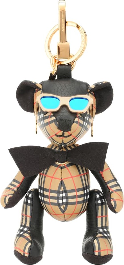 Burberry London England Thomas Bear leather charm