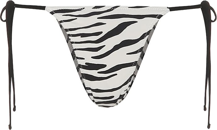 Tropic of C Praia zebra-print bikini bottoms