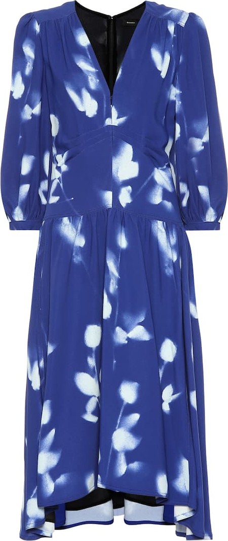 Proenza Schouler Floral cady midi dress