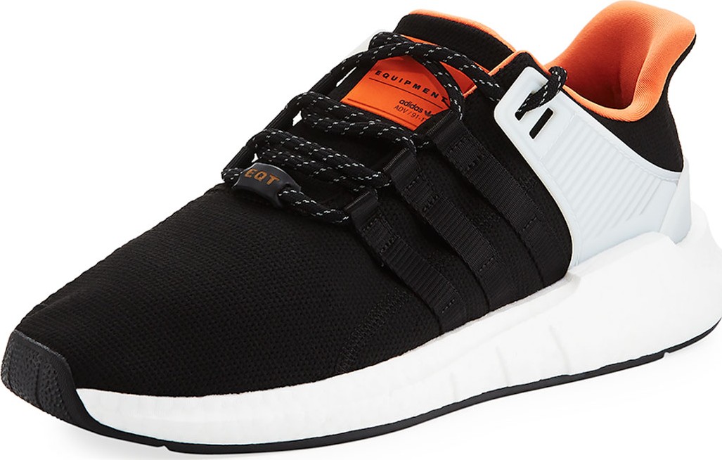 Adidas Men's EQT Support ADV 93-17 Sneakers, Black