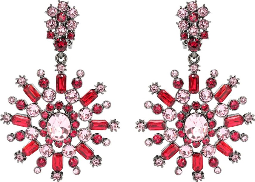 Oscar De La Renta Crystal-embellished earrings