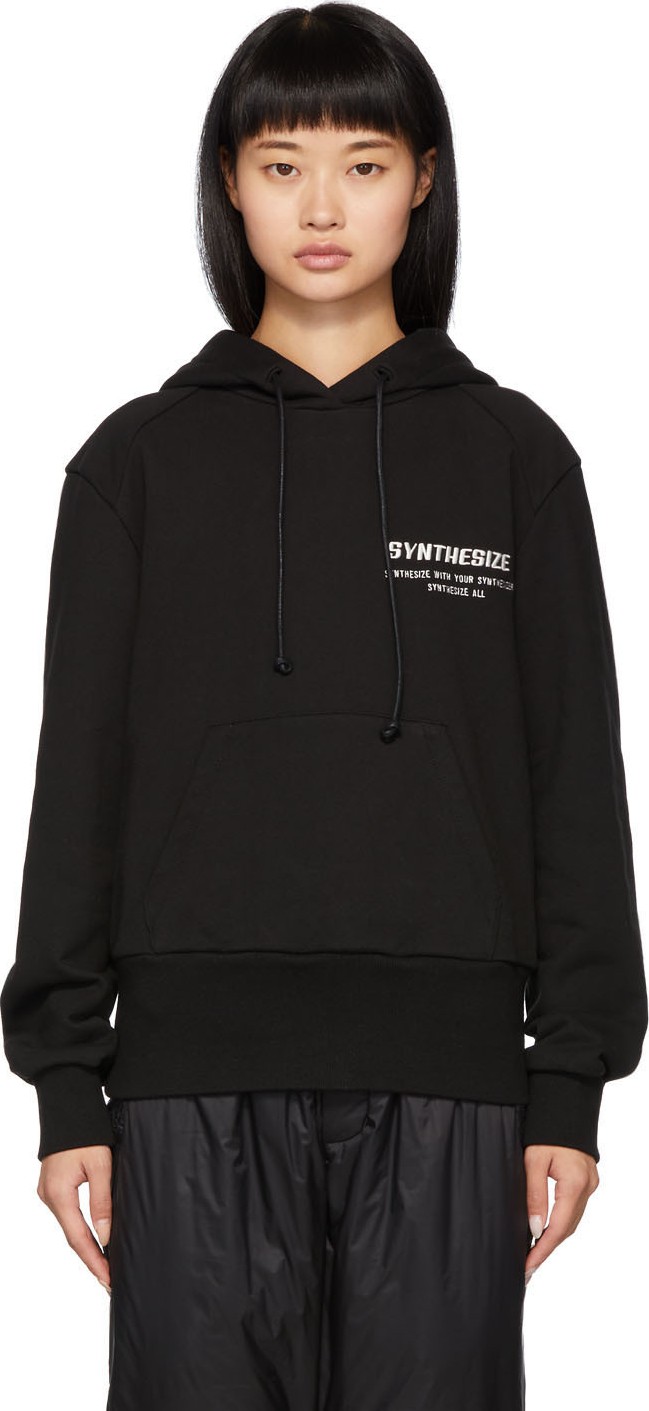 Juun.J Black Synthesize Hoodie