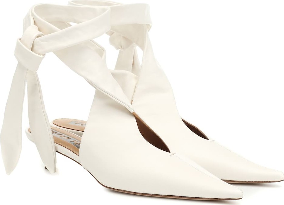 Petar Petrov Suri leather slingback pumps
