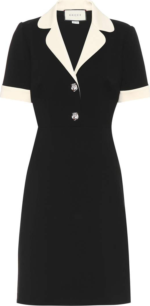 Gucci Embellished stretch jersey dress