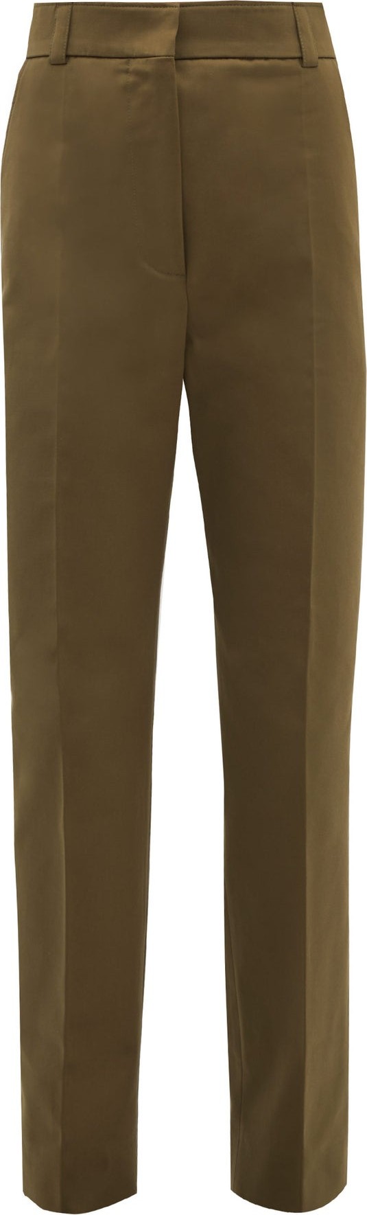 Marni Straight-leg cotton-sateen trousers