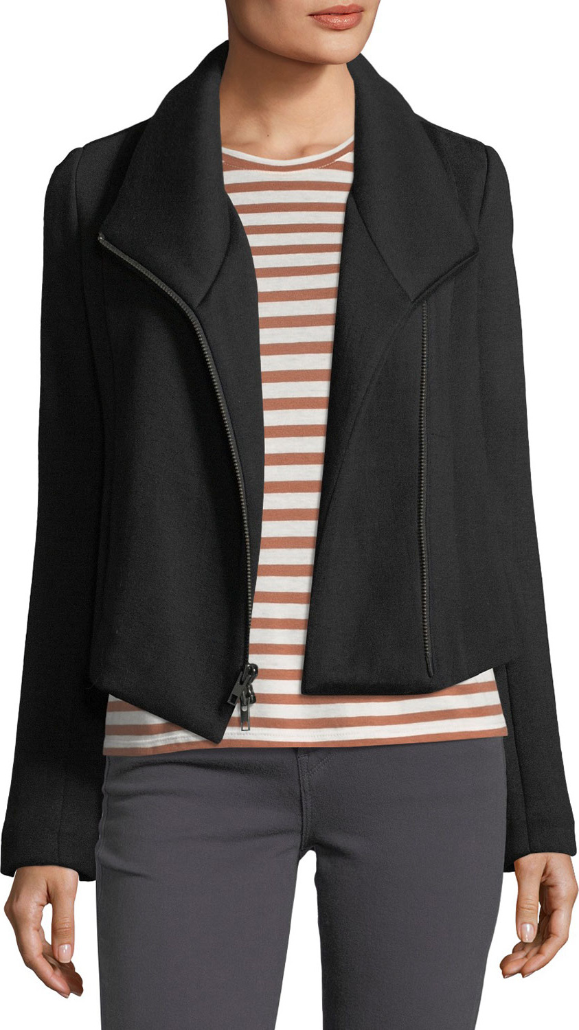 Vince Zip-Front Scuba Jacket