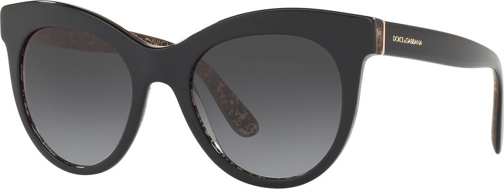 Dolce & Gabbana Oval Gradient Acetate Sunglasses