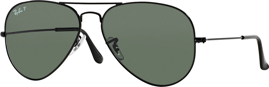 Ray Ban Metal Polarized Aviator Sunglasses