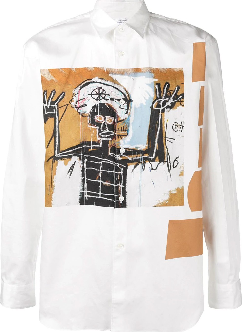 Comme Des Garcons Comme des Garcons x Jean-Michel Basquiat printed button down shirt