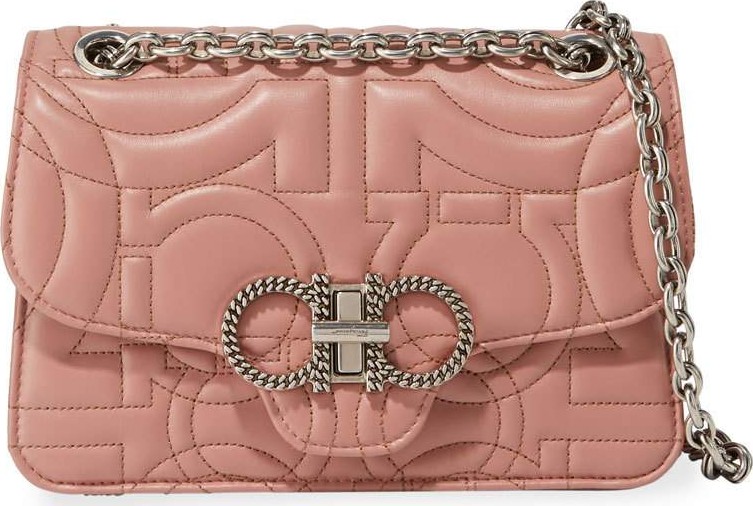 Salvatore Ferragamo Gancio Quilting Small Crossbody Bag