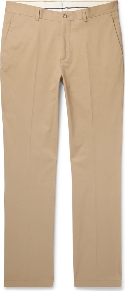 Ralph Lauren Purple Label Knightsbridge Stretch-Cotton Twill Chinos