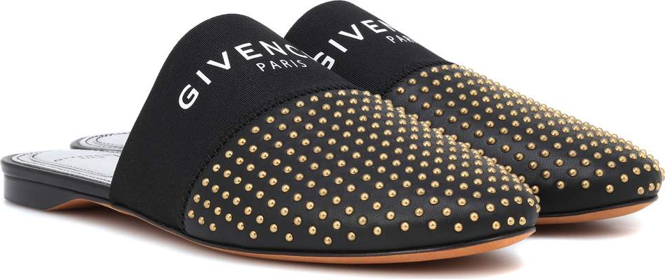 Givenchy Bedford studded leather slippers