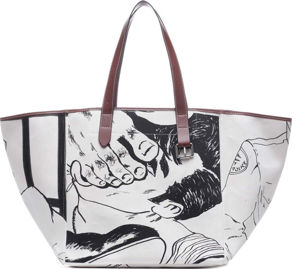 J.W.Anderson Belt printed tote